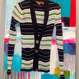 Tory Burch Striped Sweater